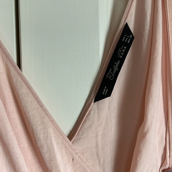 Zara Pink Embellished Tank Dress - Picture 2 of 7